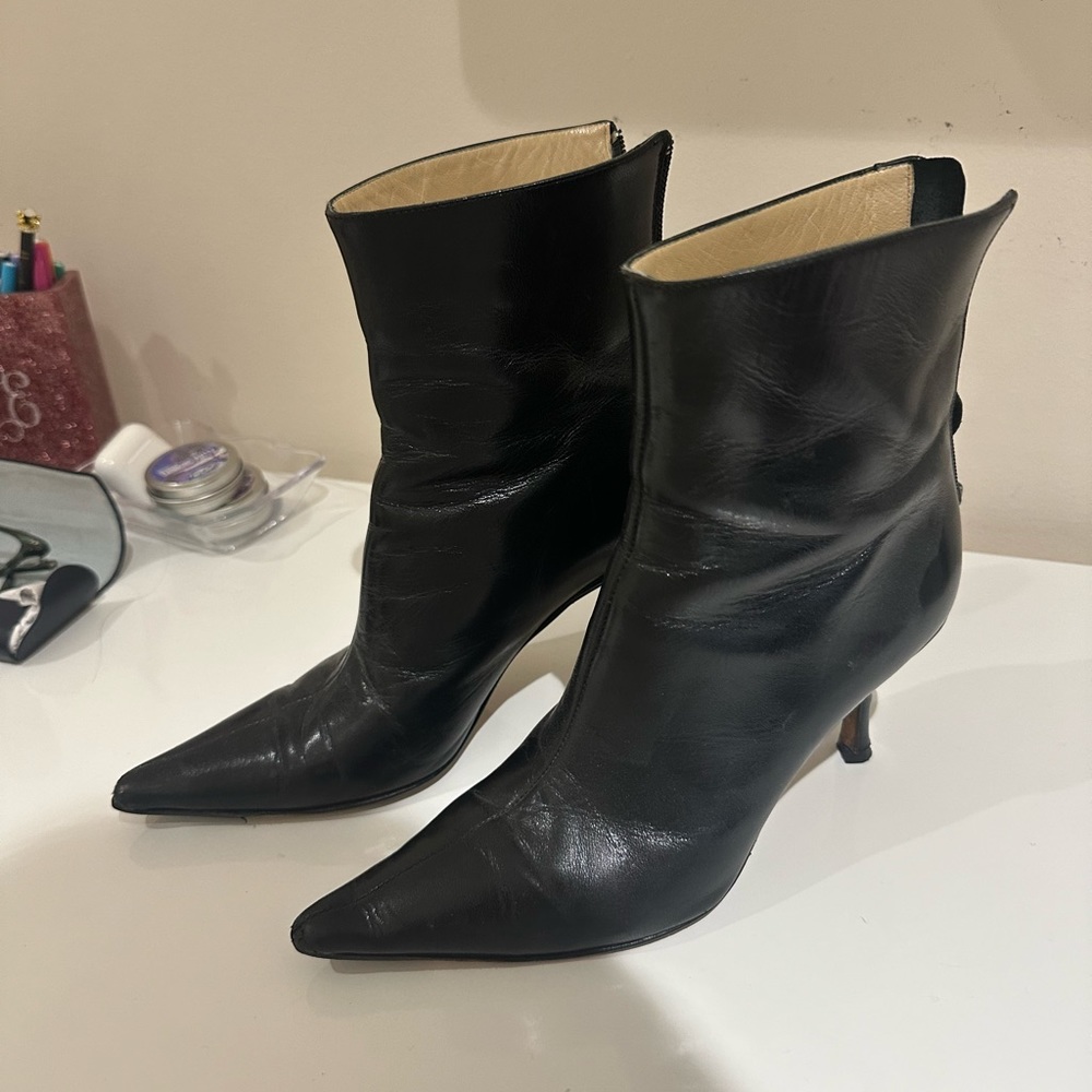 Jimmy Choo black booties